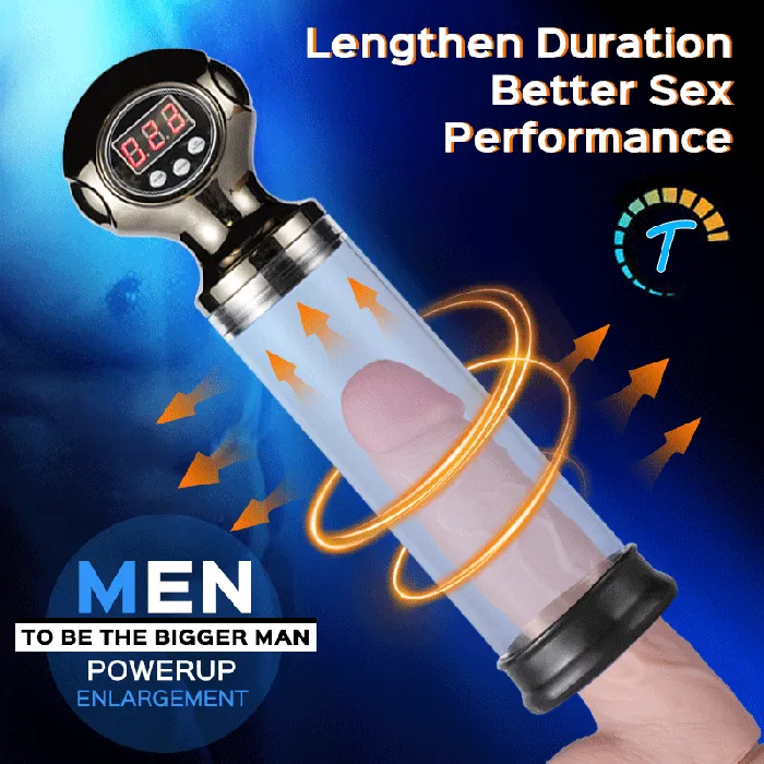 Pipe Automatic Electric Penis Enlarger Pump Wegasm Male Sex Toys