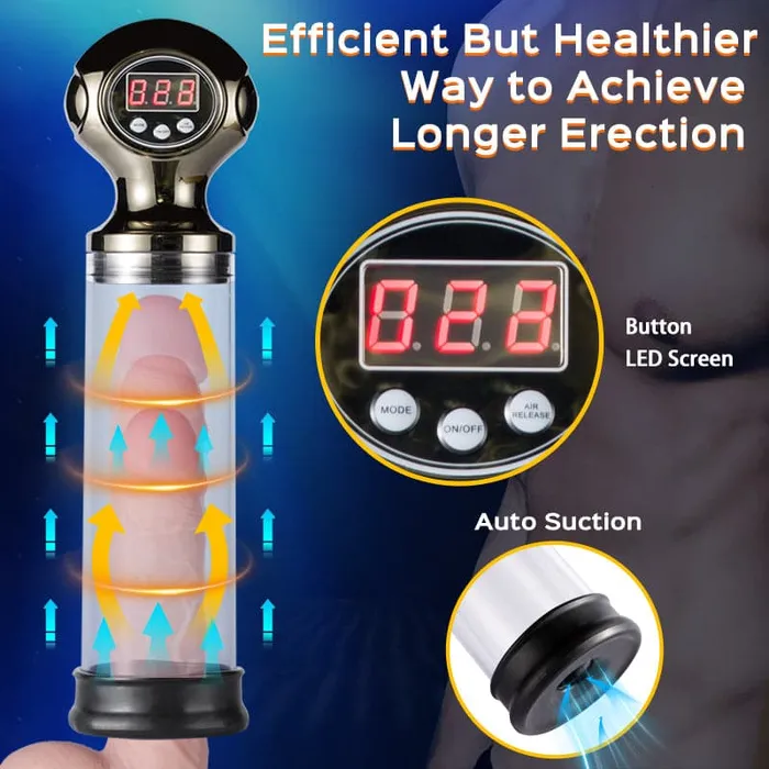 Pipe Automatic Electric Penis Enlarger Pump Wegasm Male Sex Toys