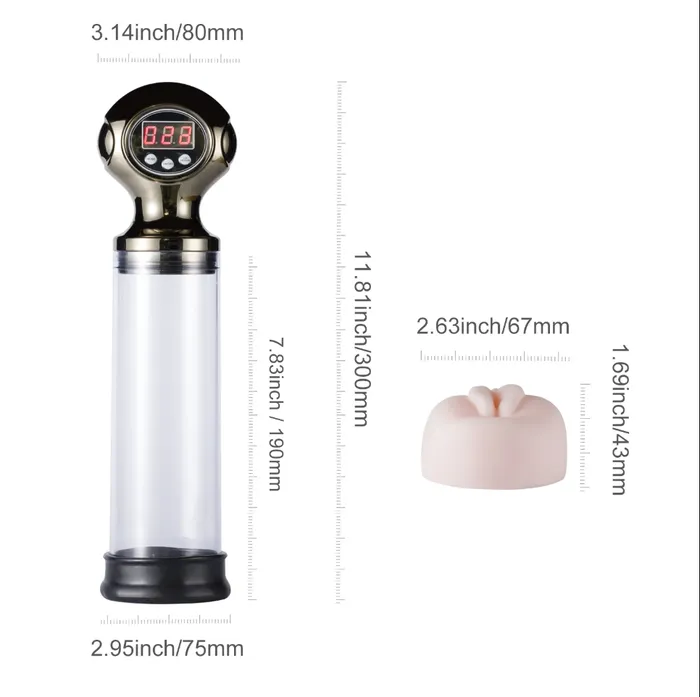 Pipe Automatic Electric Penis Enlarger Pump Wegasm Male Sex Toys
