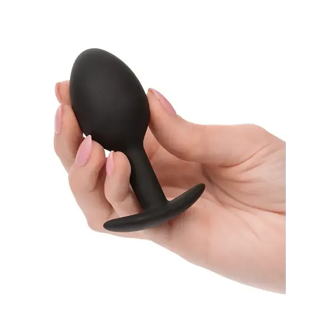 California Exotic Novelties Anal Weighted Silicone Anal Plug Black