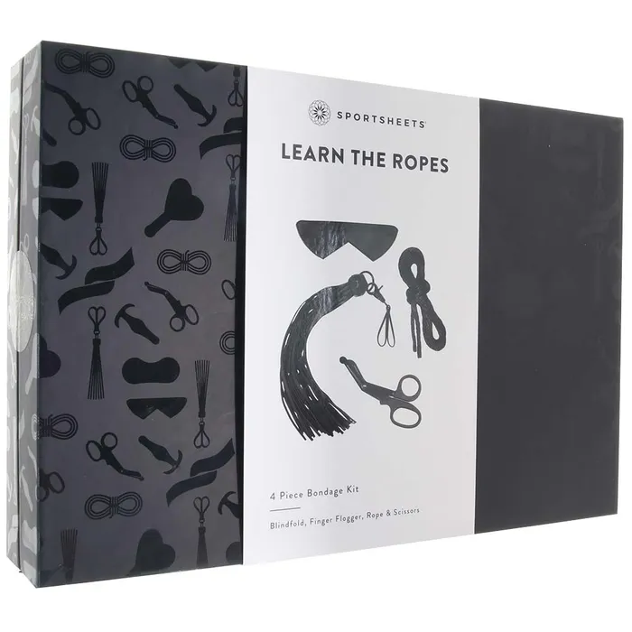 Sportsheets Couples Learn The Ropes 4 Piece Bondage Kit