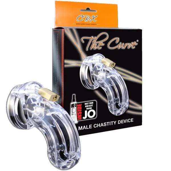 Dildos CBX CBX The Curve Male Chastity Device Clear