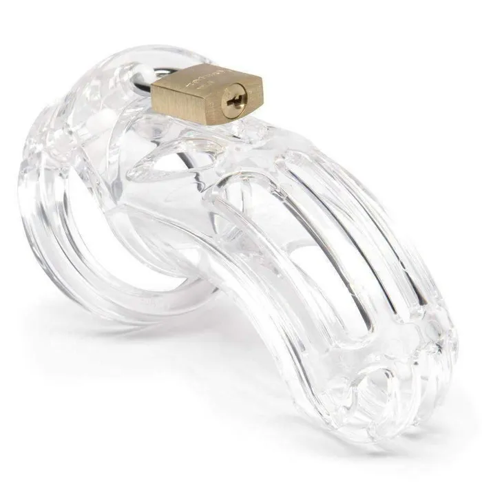 Dildos CBX CBX The Curve Male Chastity Device Clear