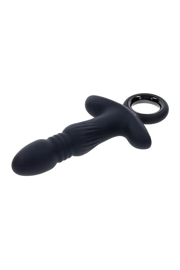 Gender X Slayer Thrusting Vibrating Butt Plug Black Evolved Anal
