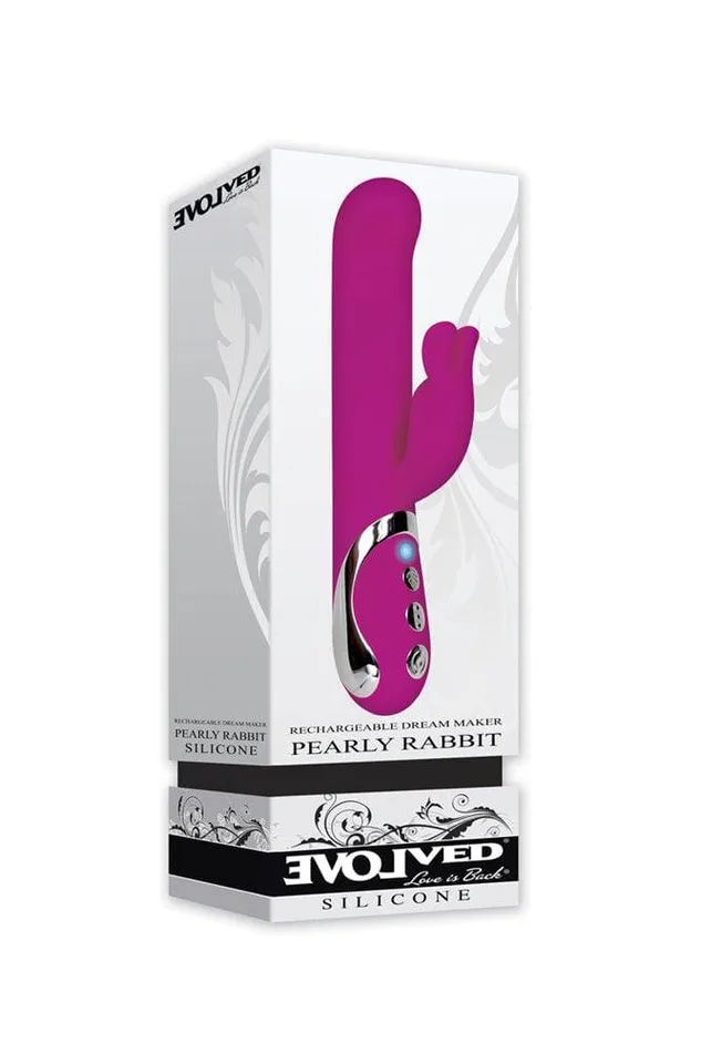 Vibrators Evolved Evolved Pearly Rabbit Vibrator Pink