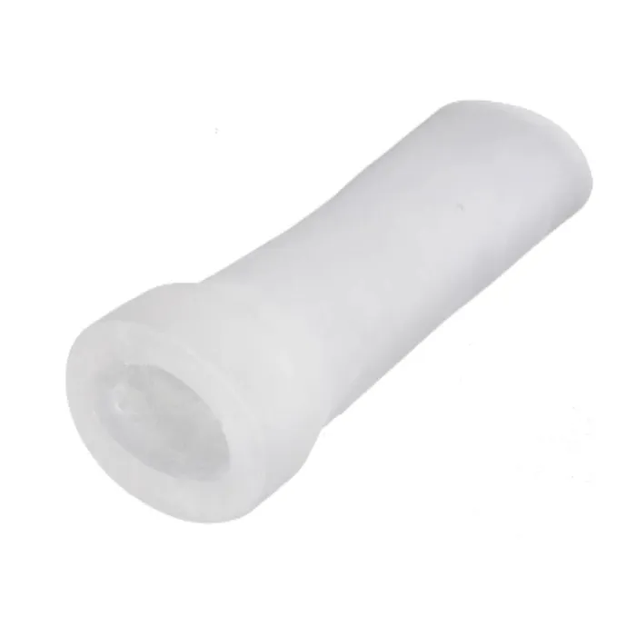 Lovegasm Male Sex Toys Smooth OpenEnded White Silicone Sleeve