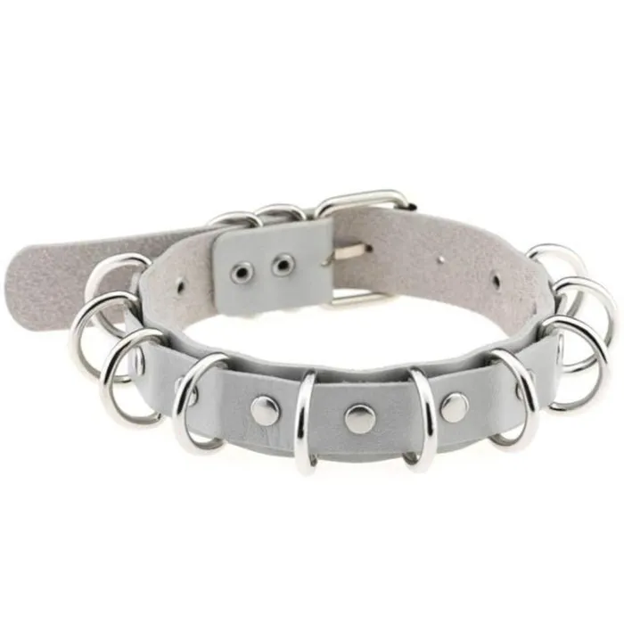 Restraints Lovegasm Dual Leather Handmade BDSM Choker Collar Slave