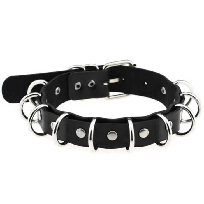 Restraints Lovegasm Dual Leather Handmade BDSM Choker Collar Slave