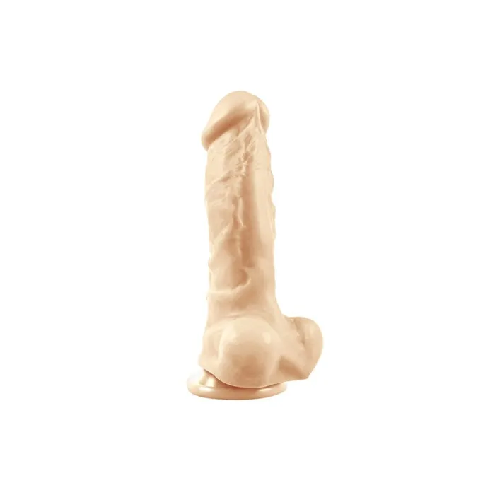NS Novelties Female Sex Toys NS Novelties Colours Pleasures Thick Silicone Suction Cup Realistic Dildo with Balls