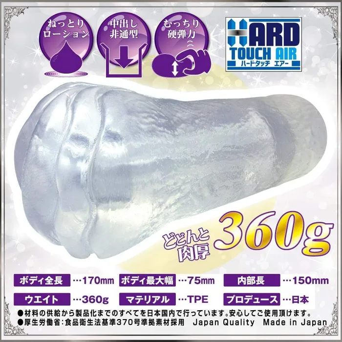Ride Japan Dildos Ride Japan Virgin Loop Bakuhida World Hard Onahole Clear