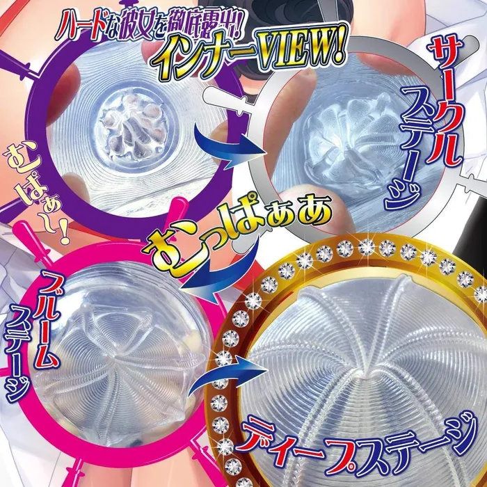 Ride Japan Dildos Ride Japan Virgin Loop Bakuhida World Hard Onahole Clear