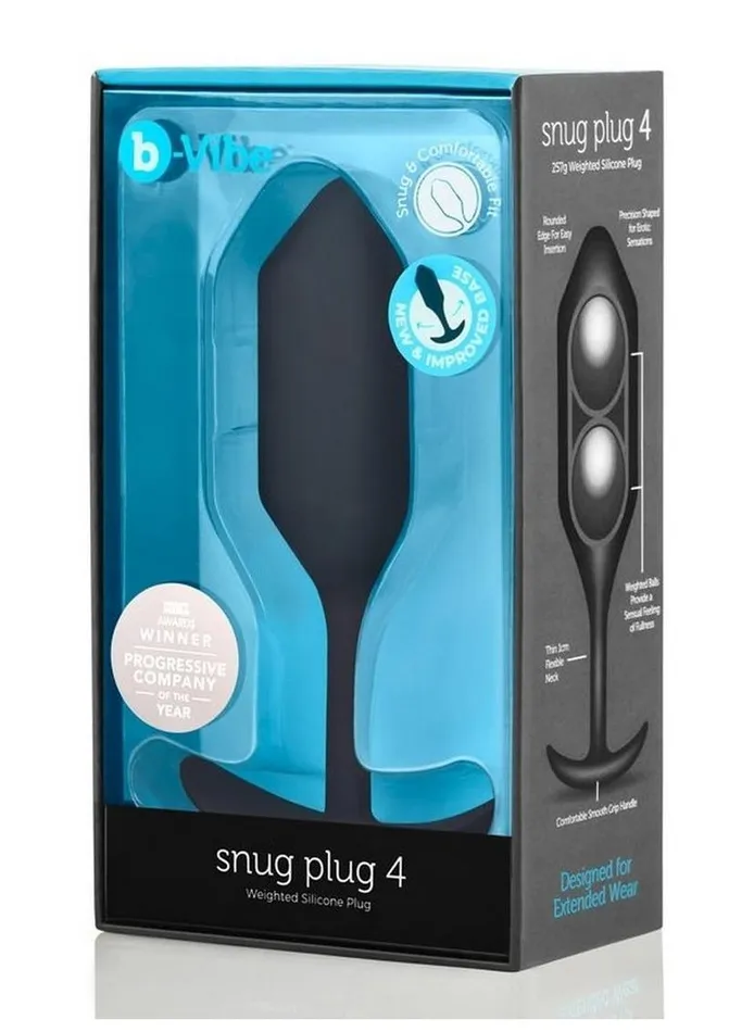 Anal BVibe Snug Plug 4 Silicone Weighted Anal Plug bVibe