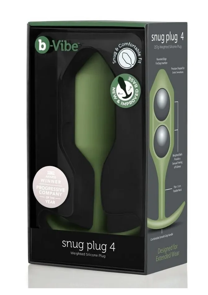 Anal BVibe Snug Plug 4 Silicone Weighted Anal Plug bVibe
