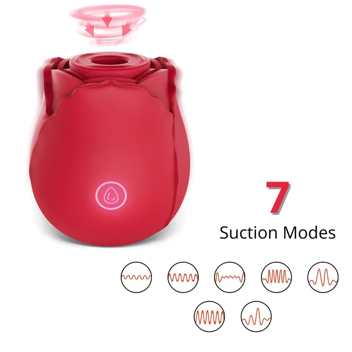 mysite Vibrators Rose Suctional Vibrator