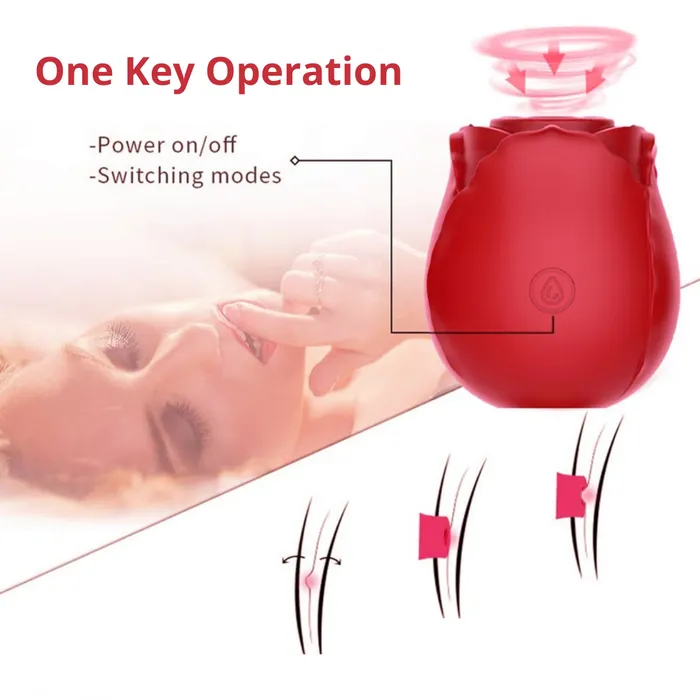 mysite Vibrators Rose Suctional Vibrator