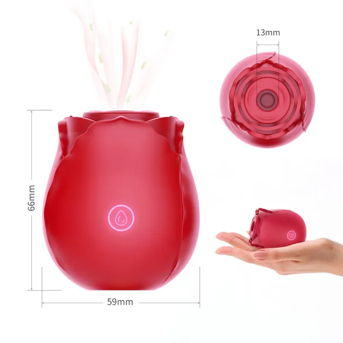 mysite Vibrators Rose Suctional Vibrator