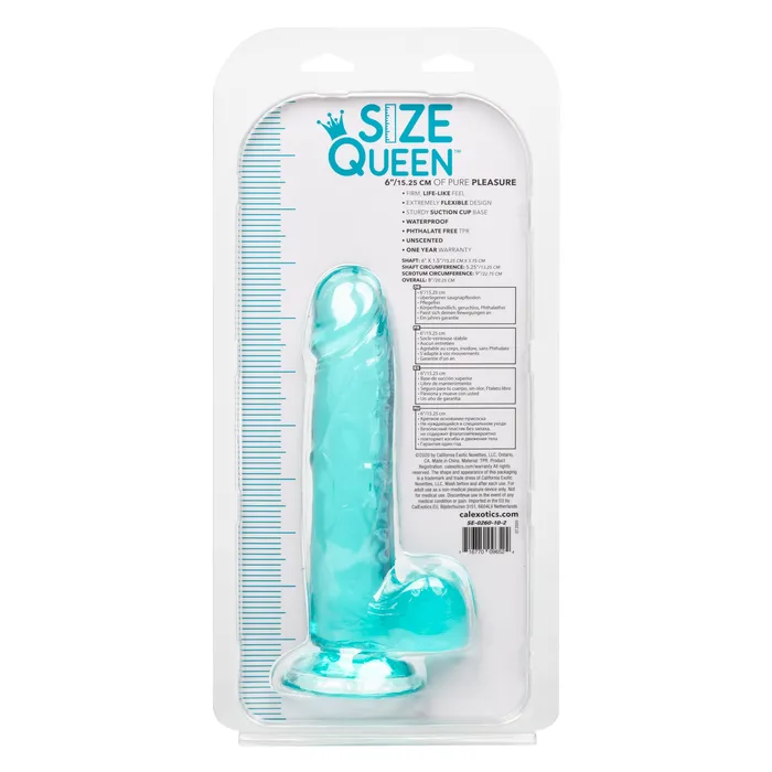CalExotics Anal Size Queen 6 Inch 1525 Cm Blue CalExotics Anal Size Queen 6 Inch 1525 Cm Blue
