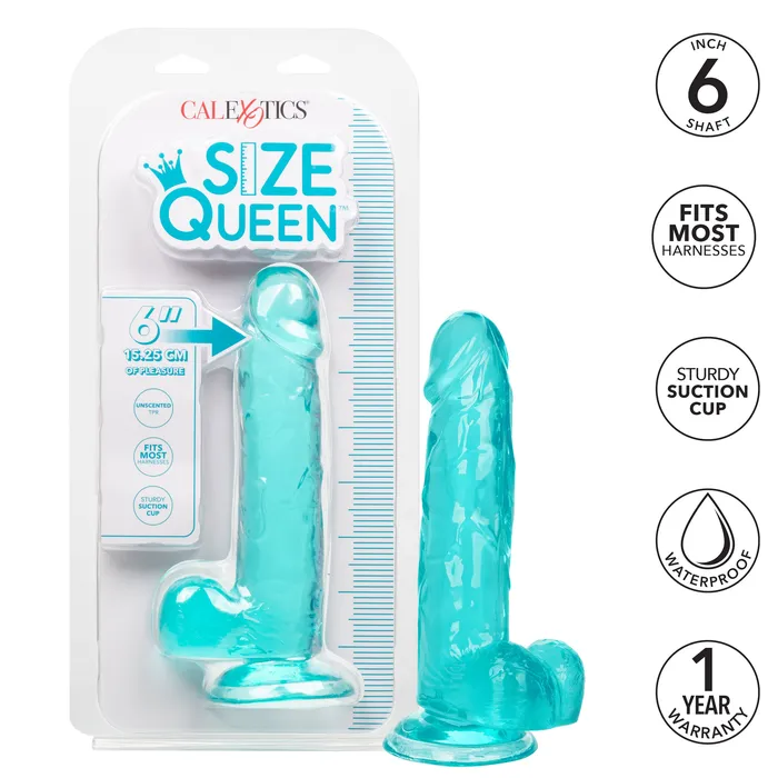 CalExotics Anal Size Queen 6 Inch 1525 Cm Blue CalExotics Anal Size Queen 6 Inch 1525 Cm Blue