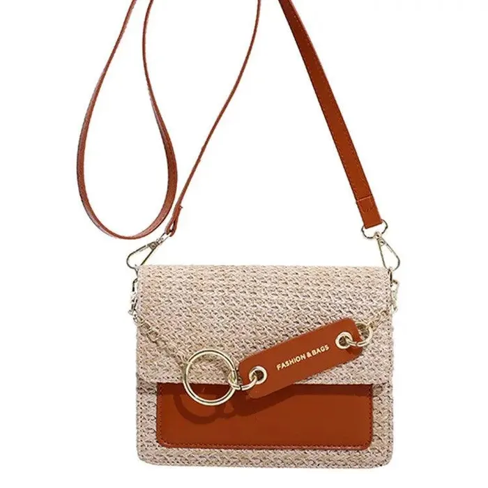 cj Male Sex Toys New Fashion Single Shoulder Crossbody Womens Braided Small Square Bag