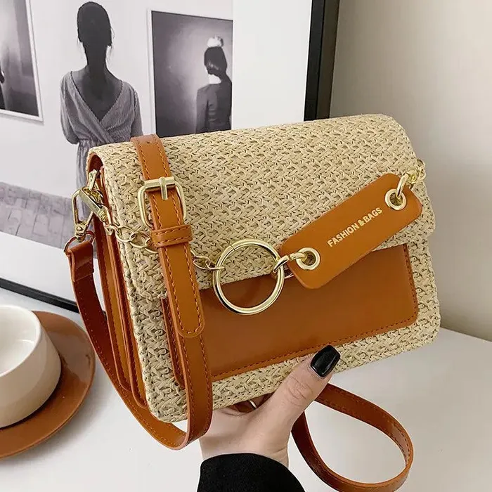 cj Male Sex Toys New Fashion Single Shoulder Crossbody Womens Braided Small Square Bag
