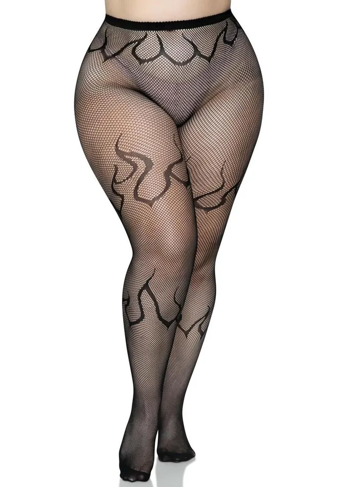 Leg Avenue Flame Net Tights Leg Avenue Vibrators
