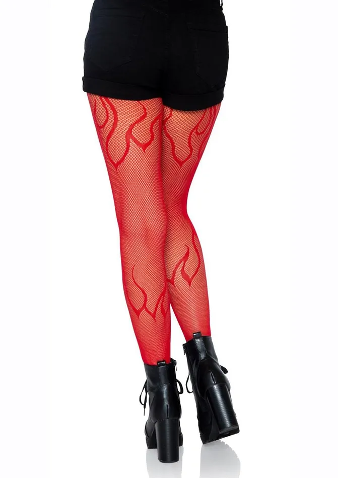 Leg Avenue Flame Net Tights Leg Avenue Vibrators