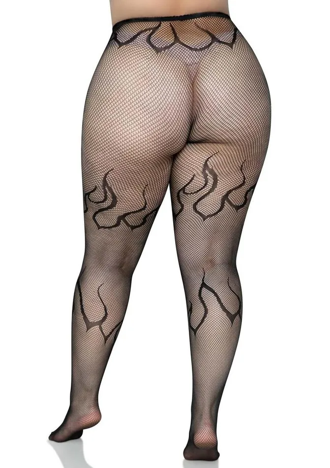 Leg Avenue Flame Net Tights Leg Avenue Vibrators