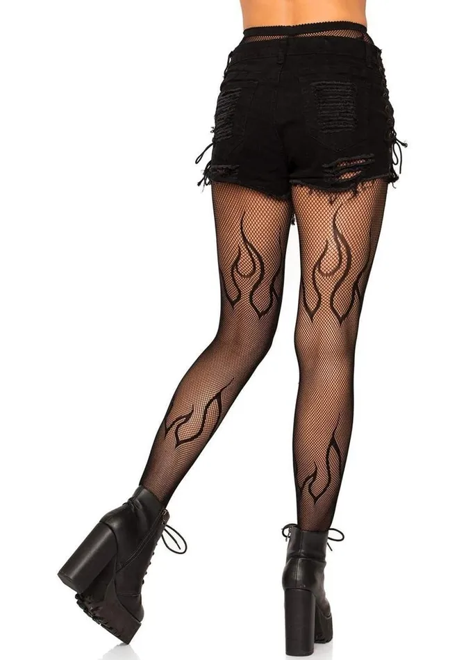 Leg Avenue Flame Net Tights Leg Avenue Vibrators