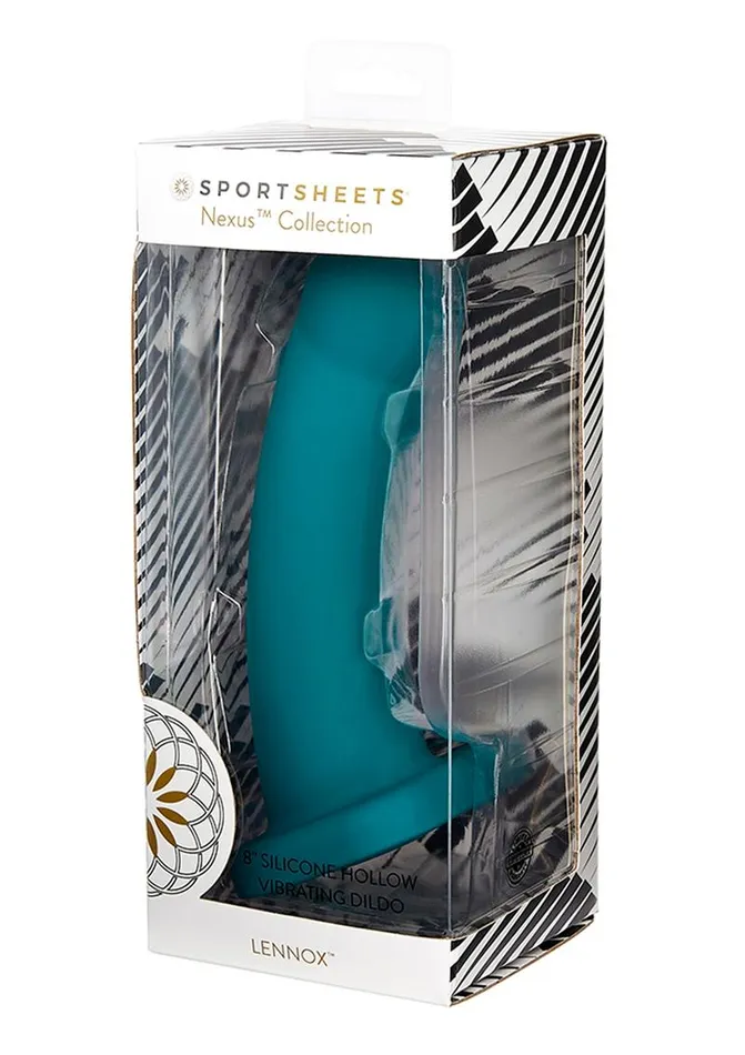 Nexus Collection By Sportsheets Lennox Silicone Hollow Vibrating Sheath Rechargeable Dildo Nexus Collection Female Sex Toys