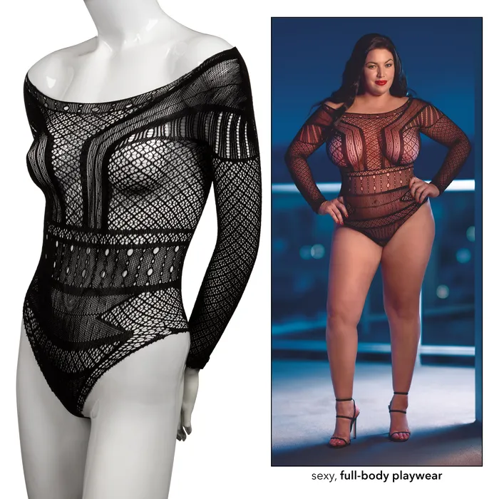 Plus Size Sale Scandal Plus Size Off the Shoulder Body Suit Plus Size Black Plus Size Sale Scandal Plus Size Off the Shoulder Body Suit Plus Size Black