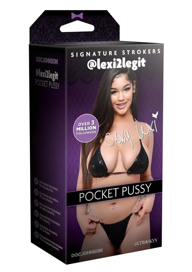 Signature Strokers Male Sex Toys Signature Strokers Girls Of Social Media Lexi2legit Pocket Masturbator Pussy