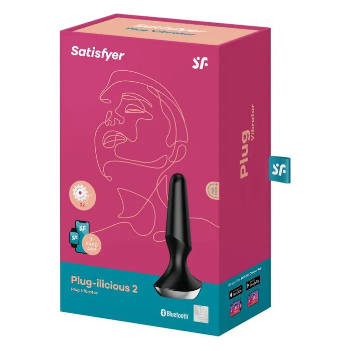 The Toolshed AU Satisfyer Plugilicious 2 Black Anal