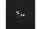 COMME DES GARÇONS PLAY BLACK EMBLEM T-SHIRT BLACK