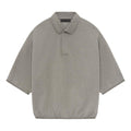 Fear of God Essentials SS24 3/4 Sleeve Polo Shirt 'Heather Grey' 192SU244401F