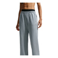(WMNS) Nike Studio Fleece Sport Dri-FIT Mid-Rise Open-Hem Pants 'Smoke Grey Heather White' IR8161-084