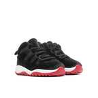 Jordan 11 Retro (TD) 'Bred Velvet' - Black/Gym Red/White