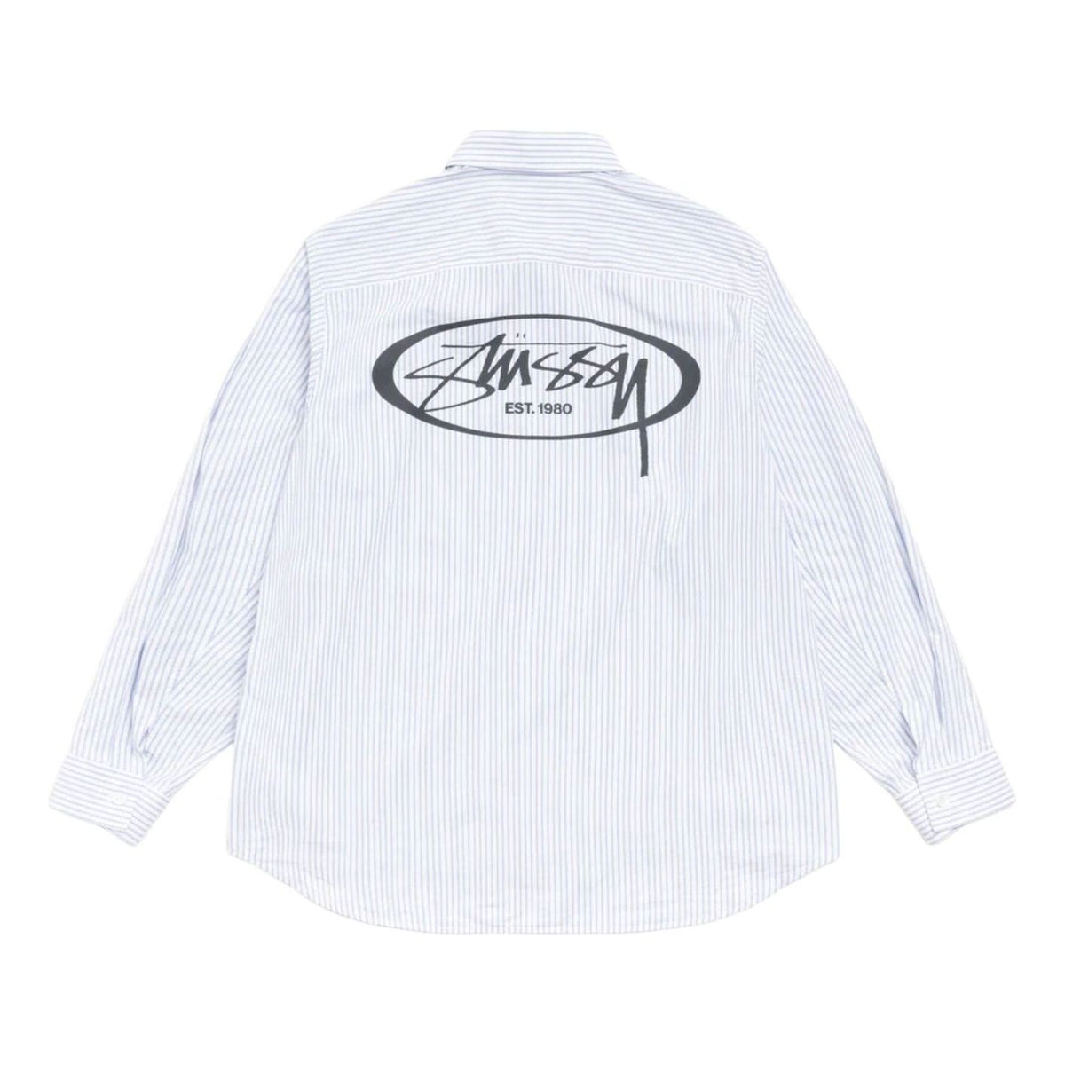 Stussy Standard Logo Shirt 'Blue Stripe' 1110387-BLUE