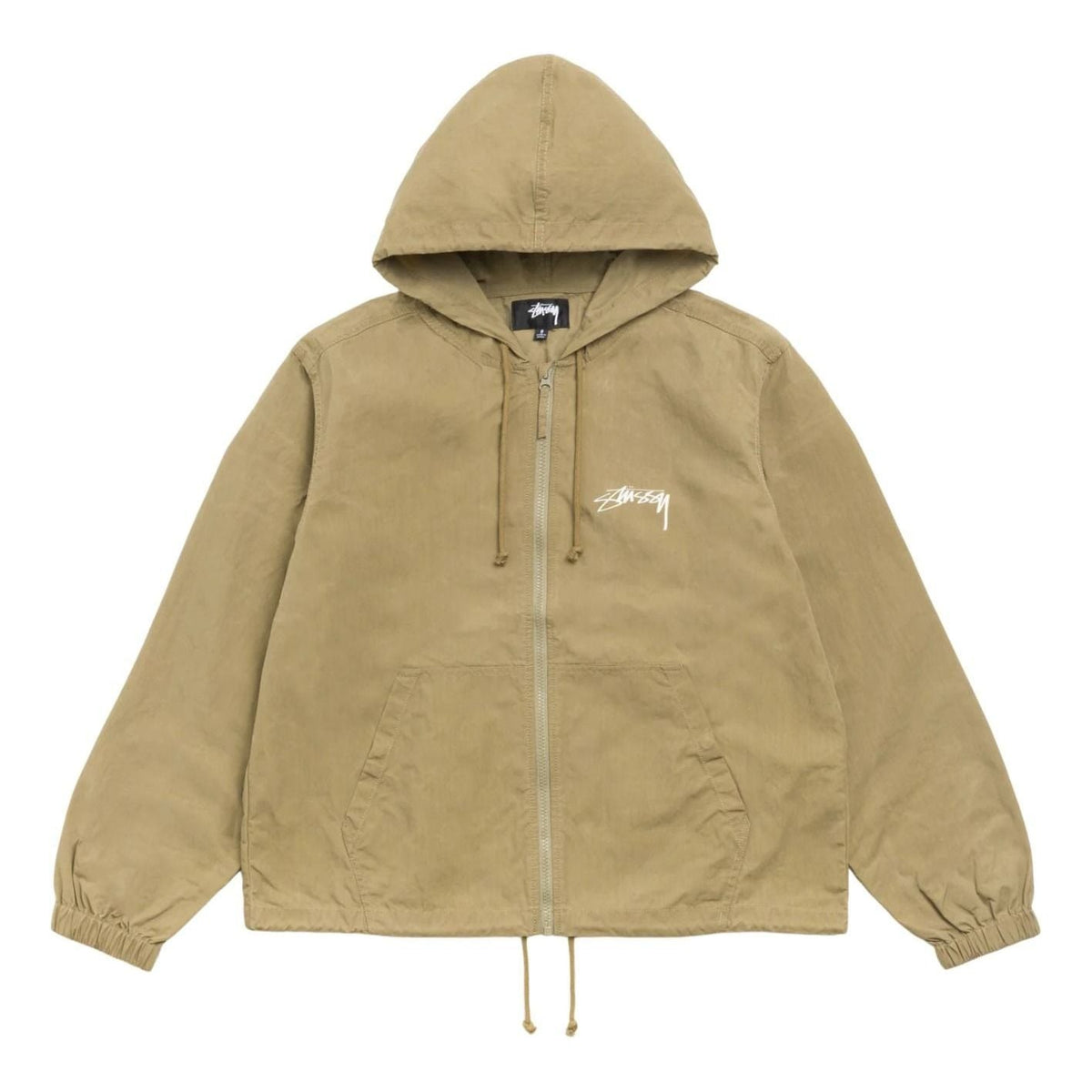 Stussy Waxed Cotton Beach Shell 'Olive' 115951-OLIV