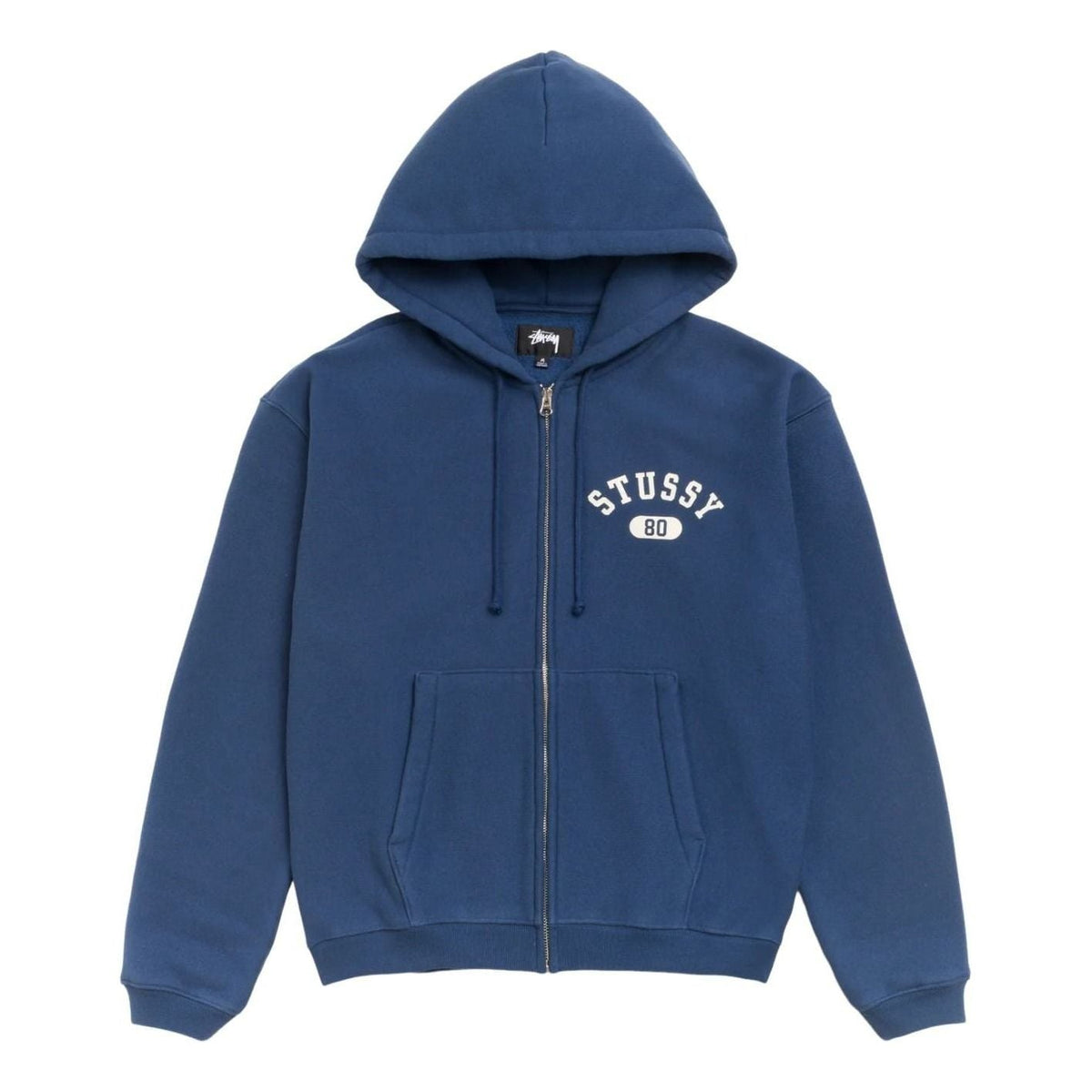 Stussy Varsity Zip Hoodie 'Navy' 118589-NAVY