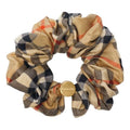 (WMNS) Burberry 26 Check Silk Scrunchie 'Sand Beige' 81197261