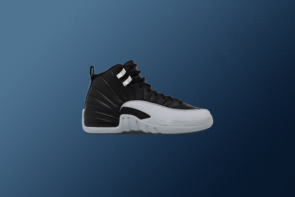 Air Jordan 12 Retro (GS) Barons - Black/Wolf Grey/White