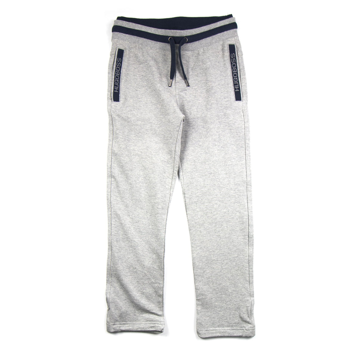 Hugo Boss Kids Side Pocket Logo Track Bottoms Grey