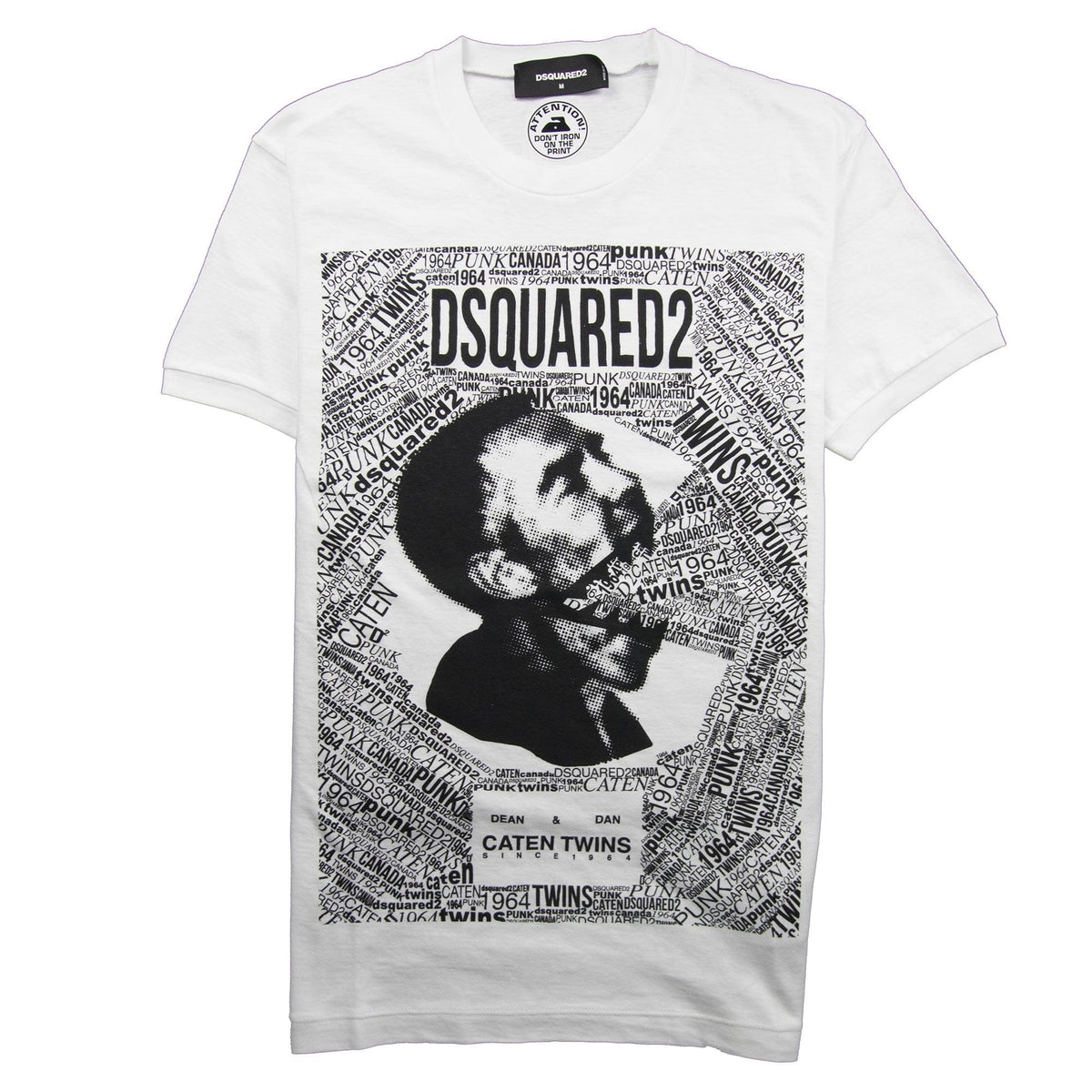 Dsquared2 Caten Twins Mouth Tee White