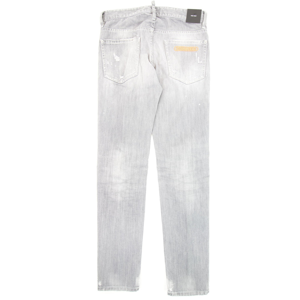 Dsquared2 Grey Denim Slim Jeans Grey