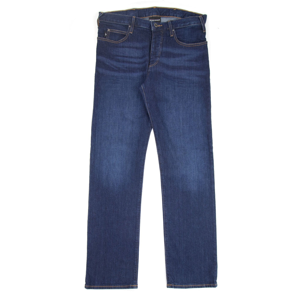 Emporio Armani J06 Slim Fit Tobacco Stitch Jean 0941 Denim Blue