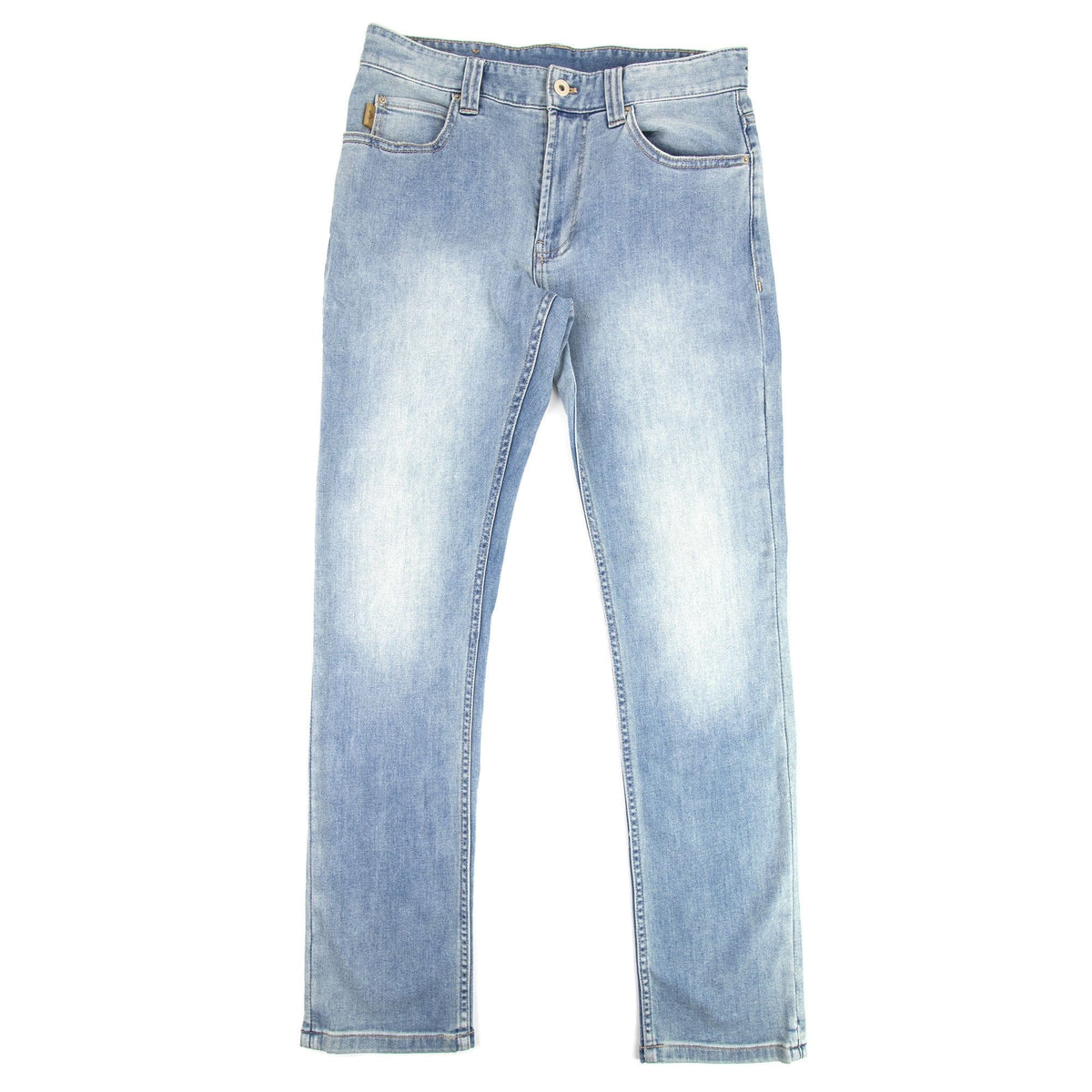Emporio Armani J15 Regular Fit Washed Denim Jean 0943 Denim Blue