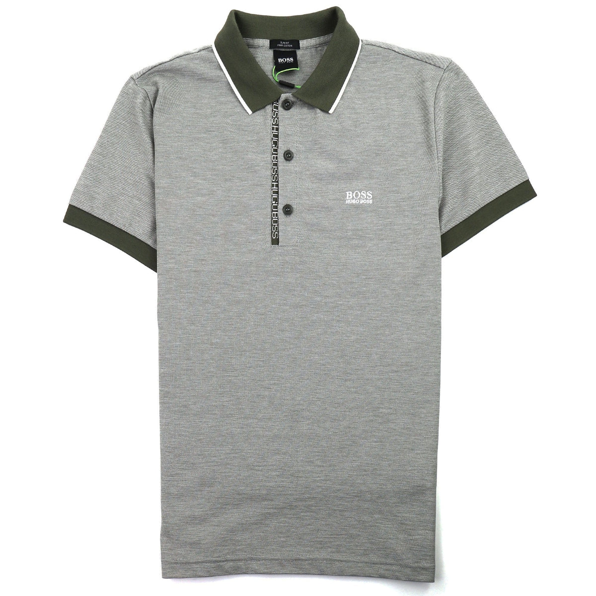 Hugo Boss Paule 4 Short Sleeve Polo Shirt Green