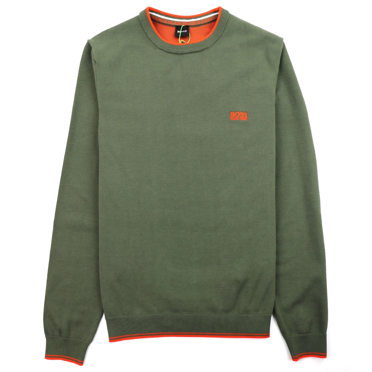 Hugo Boss Rimex Crewneck Sweater Green