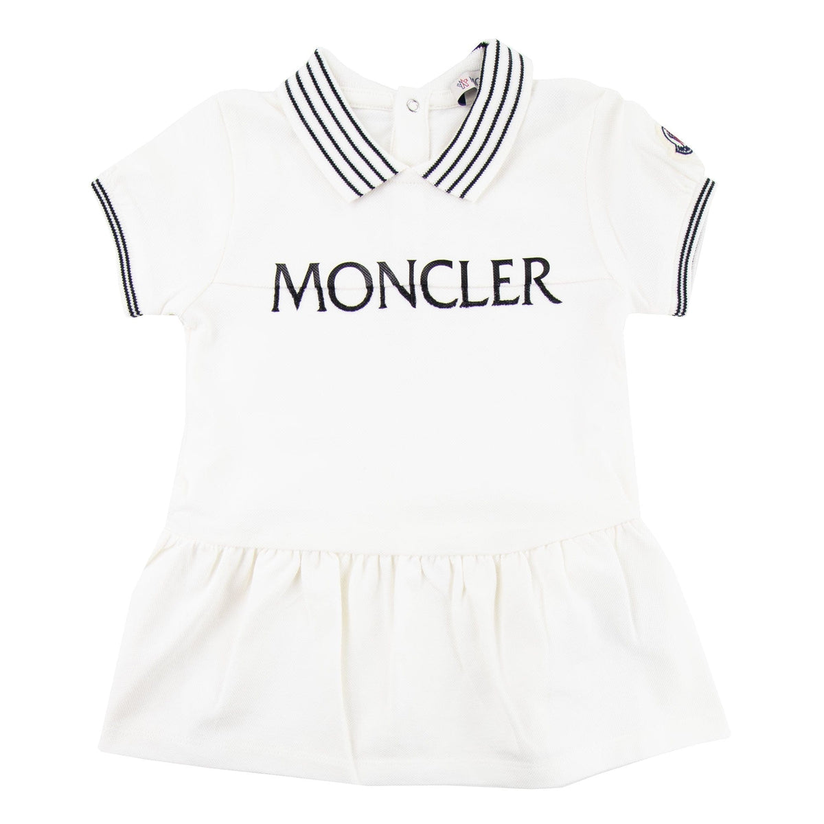 Moncler Junior Logo Skirt All In One White