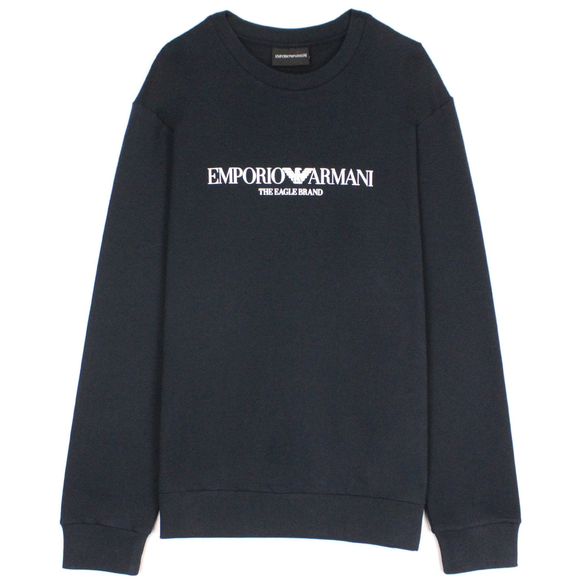 Emporio Armani Logo Print Sweatshirt Blue Navy 0922